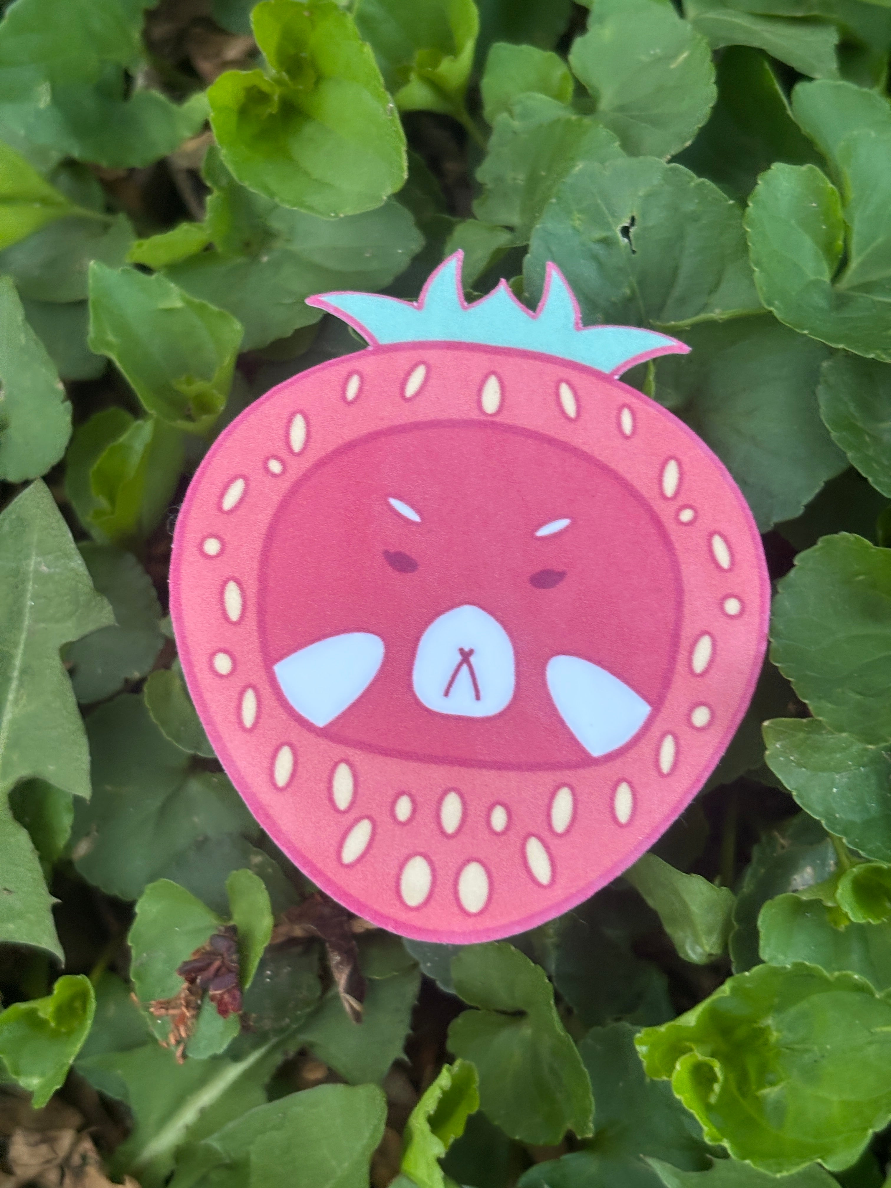 Strawberry Cherry Sticker